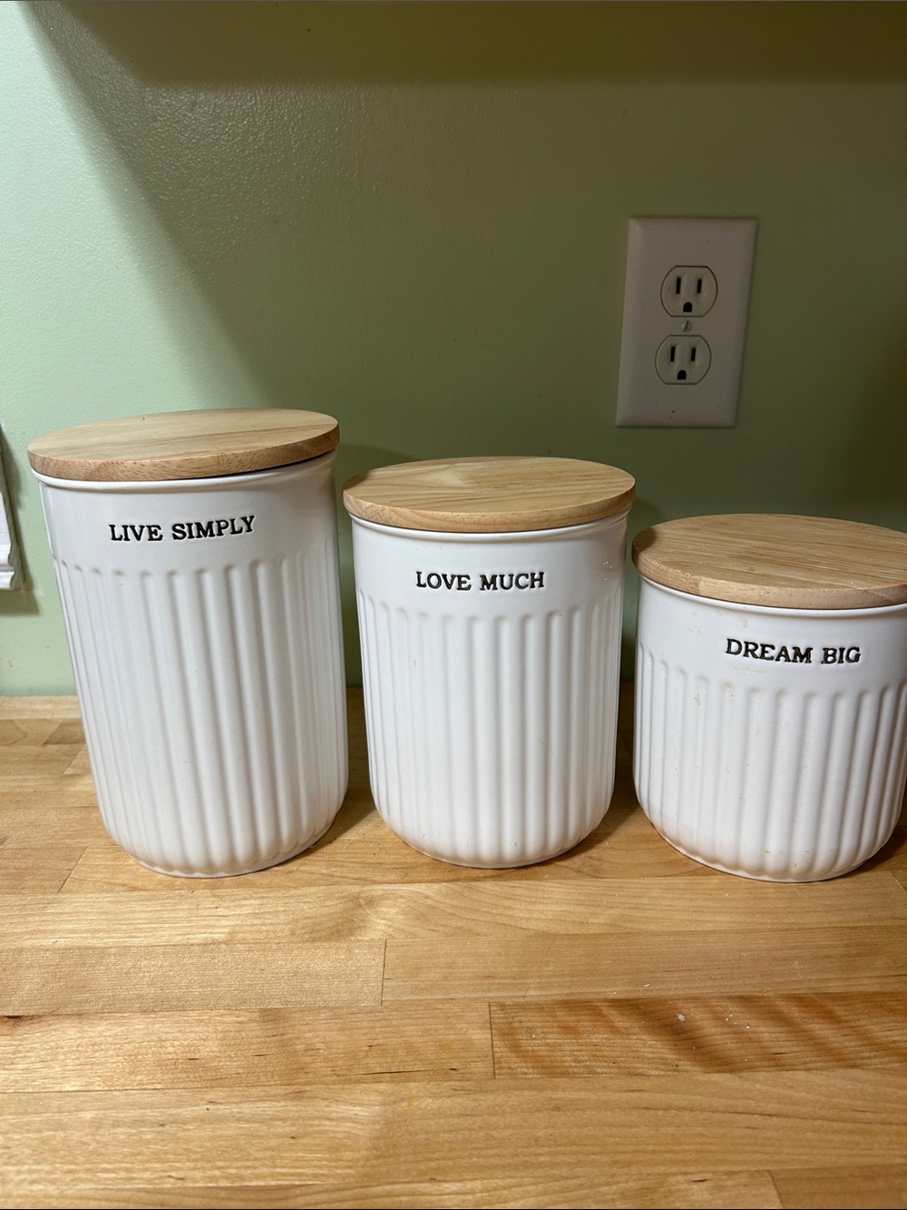 Primitives by Kathy “Dream Big” Canisters